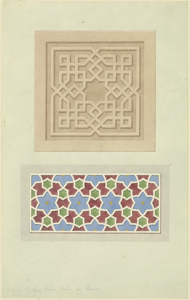 Geometrical pattern, Friedrich Maximilian Hessemer