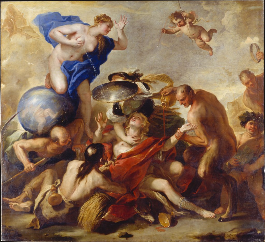 Die Jugend von den Lastern versucht, Luca Giordano