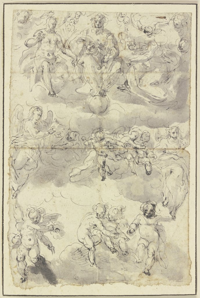 Jüngstes Gericht mit kleiner Deësis, Italian, 16th century