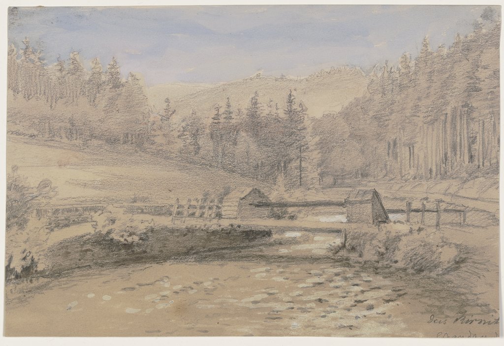 Das Kirnitzschtal bei Schandau, Friedrich Eugen Peipers