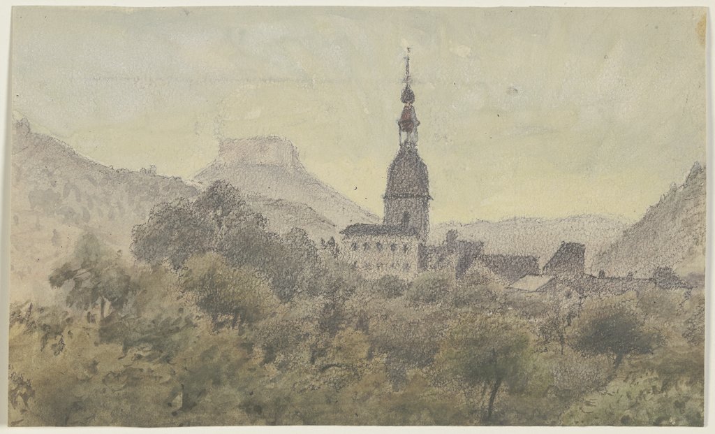 Schandau mit Lilienstein, Friedrich Eugen Peipers