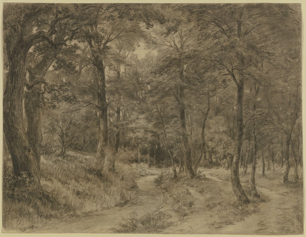 Forest path, Adolf Hoeffler