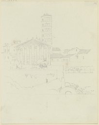 Der Tempio di Ercole Vincitore und S. Maria in Cosmedin in Rom, Friedrich Maximilian Hessemer
