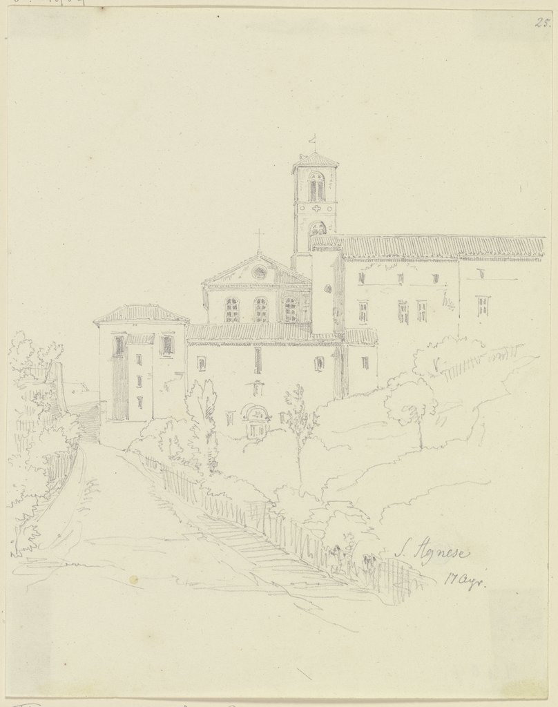 Sant’Agnese fuori le mura in Rom, Friedrich Maximilian Hessemer