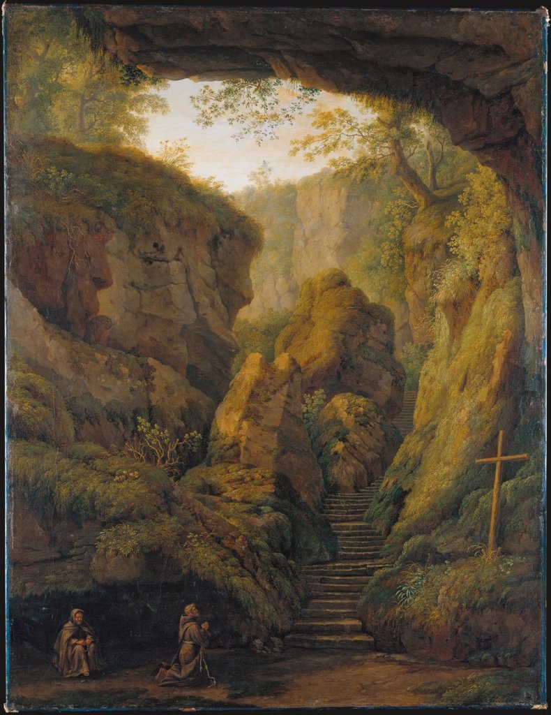 Saint Francis’ Grotto on Monte Verna, Jakob Philipp Hackert