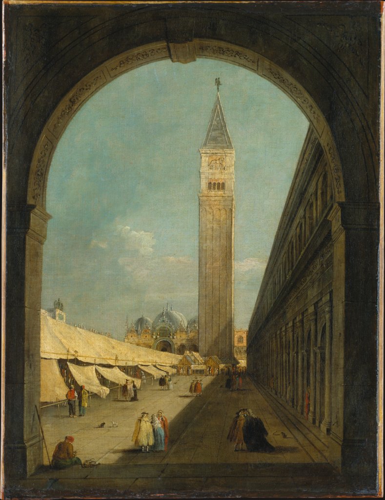 Saint Mark’s Square in Venice, Giacomo Guardi