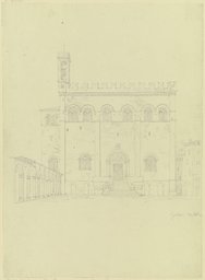 Der Palazzo dei Consoli in Gubbio, Friedrich Maximilian Hessemer