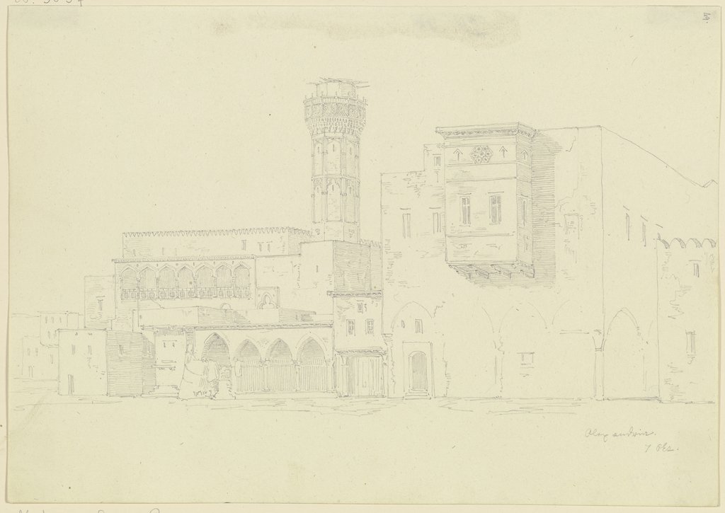 Die Attarin-Moschee in Alexandria, Friedrich Maximilian Hessemer