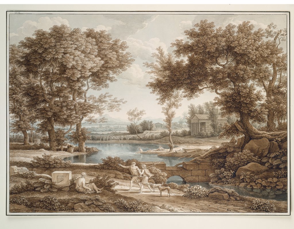 Heroic landscape, Johann Christian Reinhart