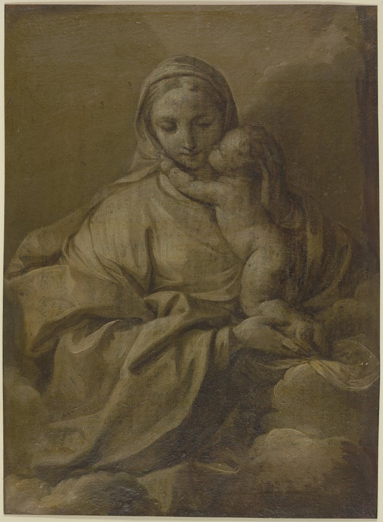 Madonna mit dem Kind, Giovan Gioseffo dal Sole;   zugeschrieben