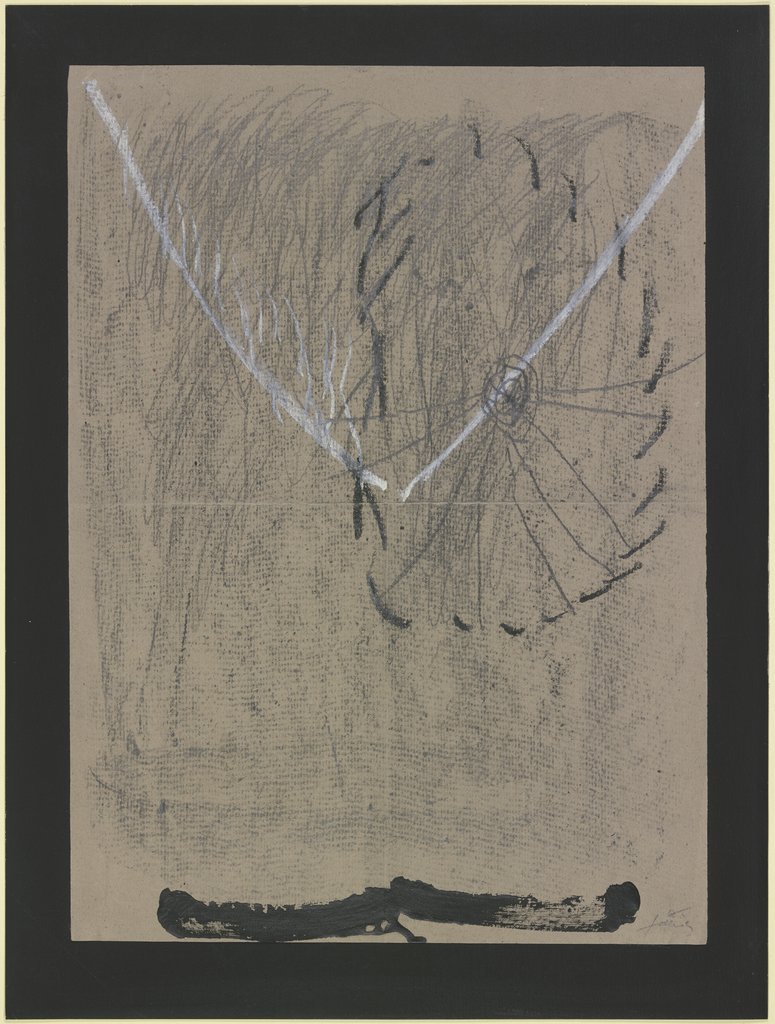 The Scoffer at Diadems No. XV., Antoni Tàpies