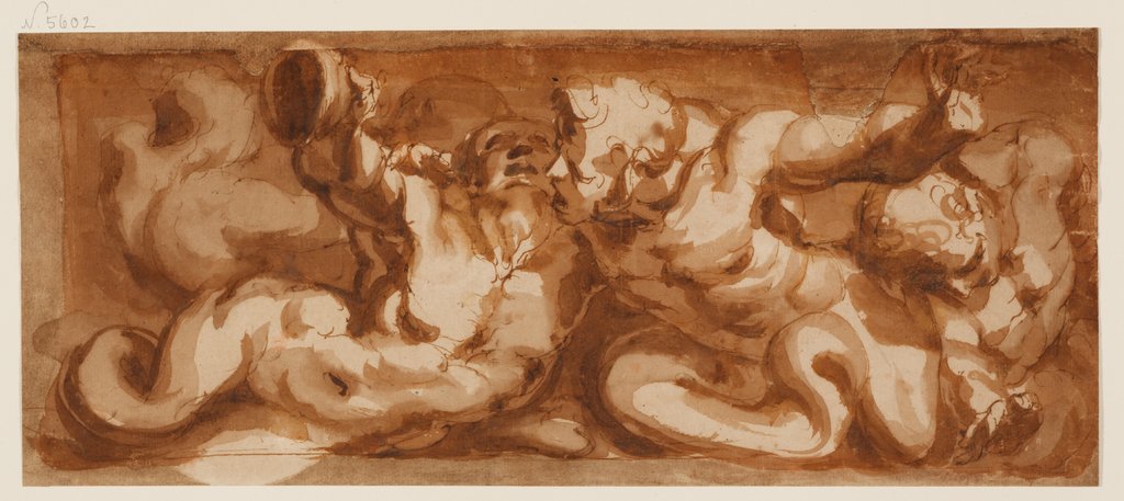 Triton frieze, Giovanni Cambiaso