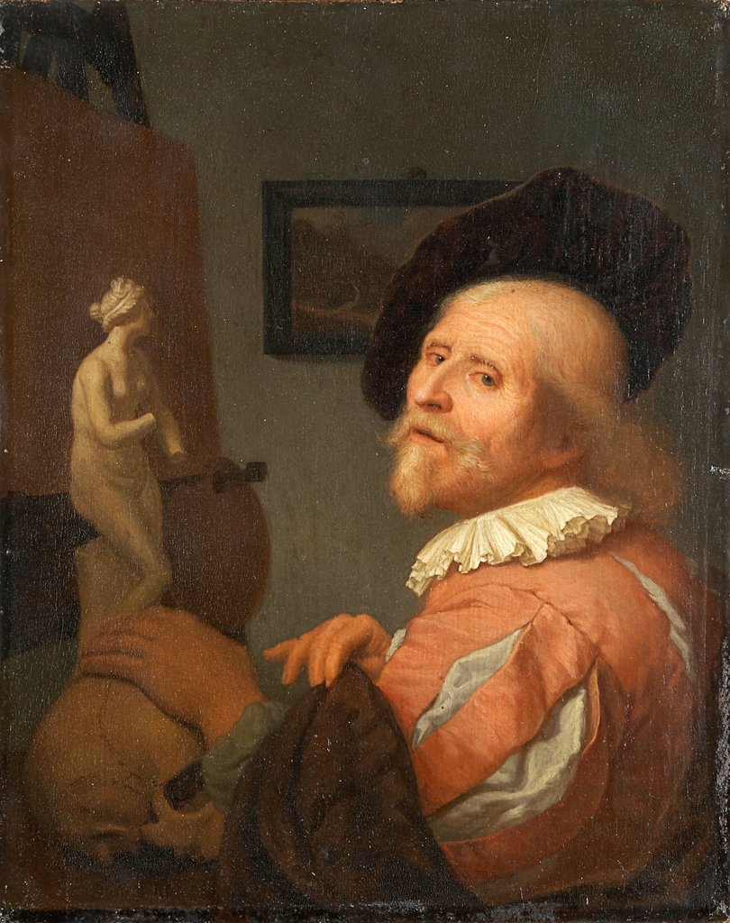 Bildnis eines Künstlers im Atelier, Godfried Schalcken