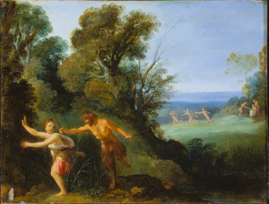 Pan und Syrinx, Adam Elsheimer;  Nachfolge