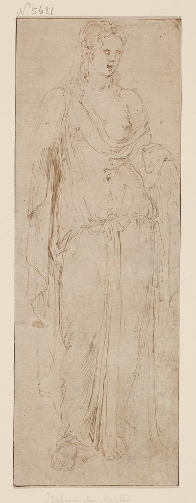 Standing figure, Girolamo da Carpi