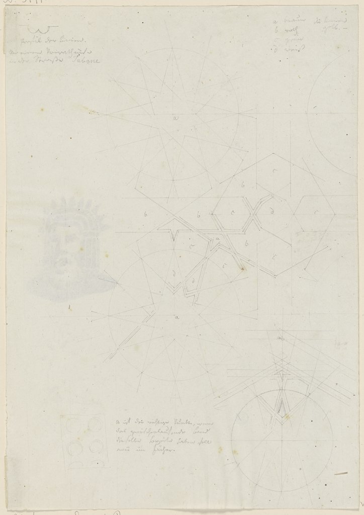 Geometrical pattern, Friedrich Maximilian Hessemer