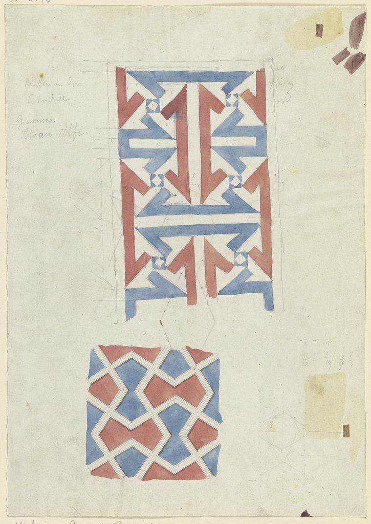 Geometrische Muster, Friedrich Maximilian Hessemer