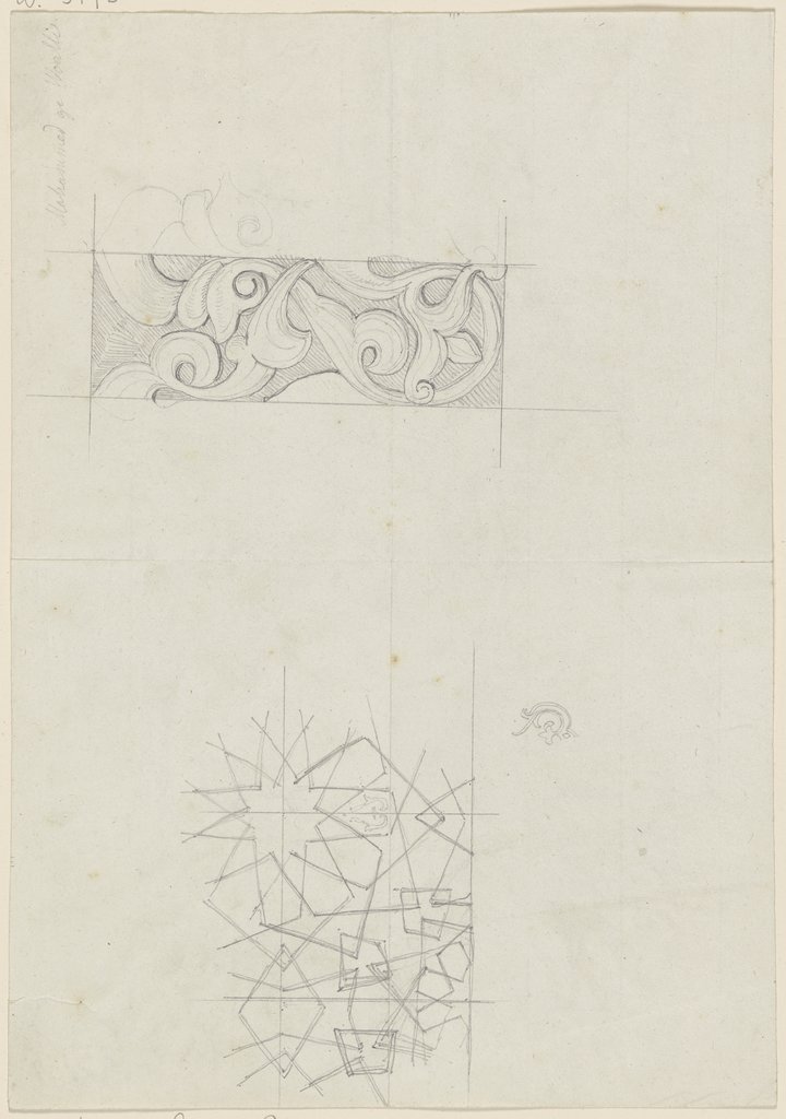 Geometrische und vegetabile Muster, Friedrich Maximilian Hessemer