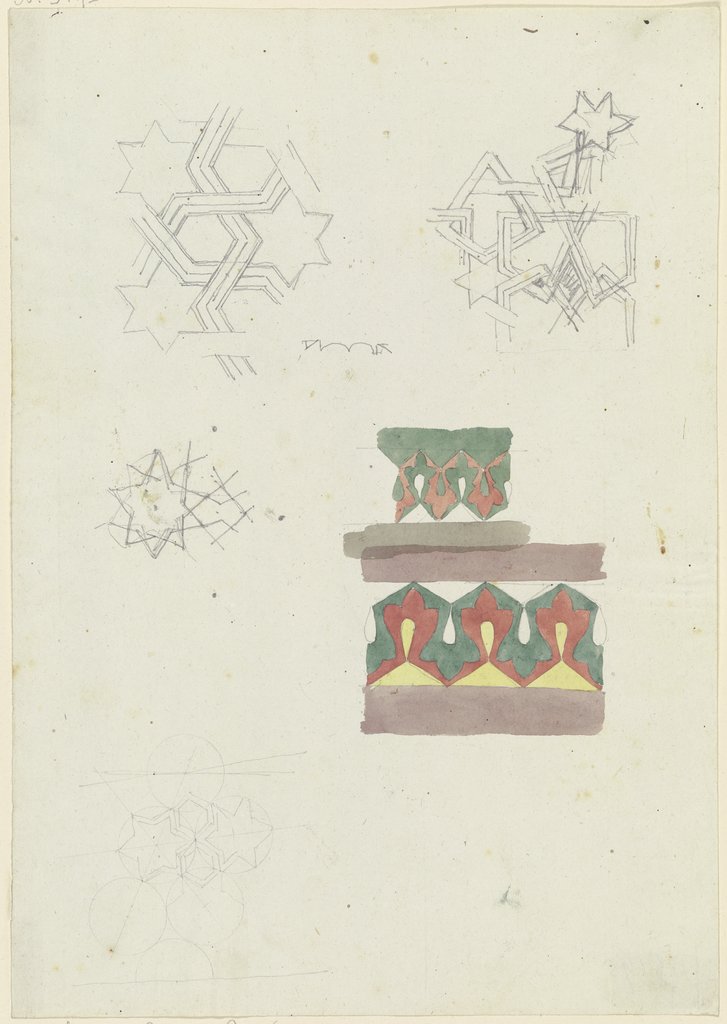 Geometrical pattern, Friedrich Maximilian Hessemer