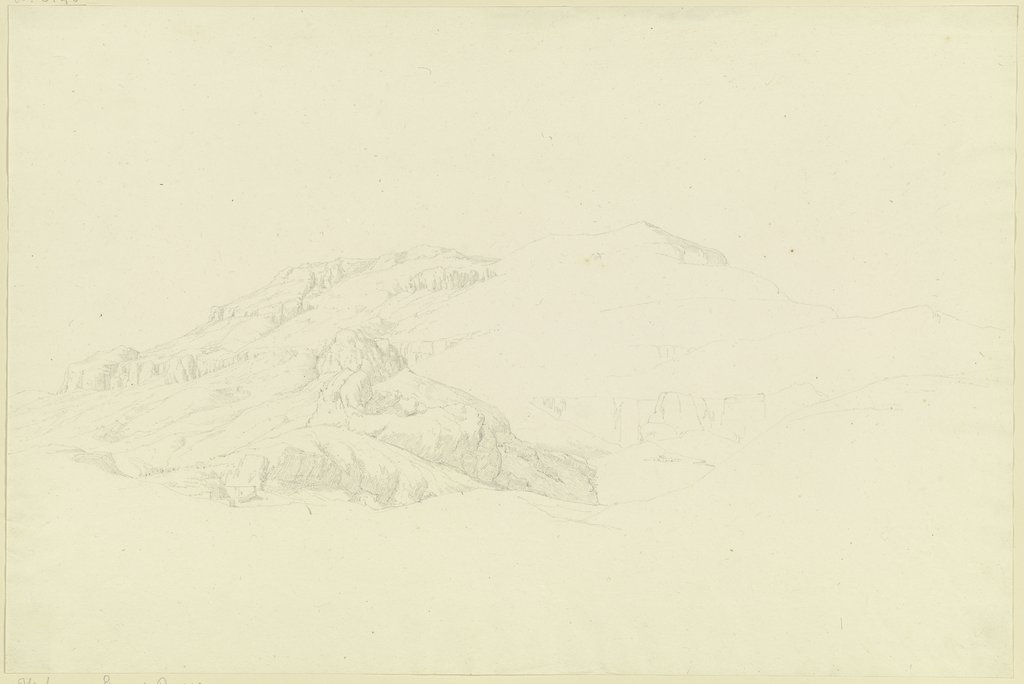 Ägyptische Berglandschaft, Friedrich Maximilian Hessemer