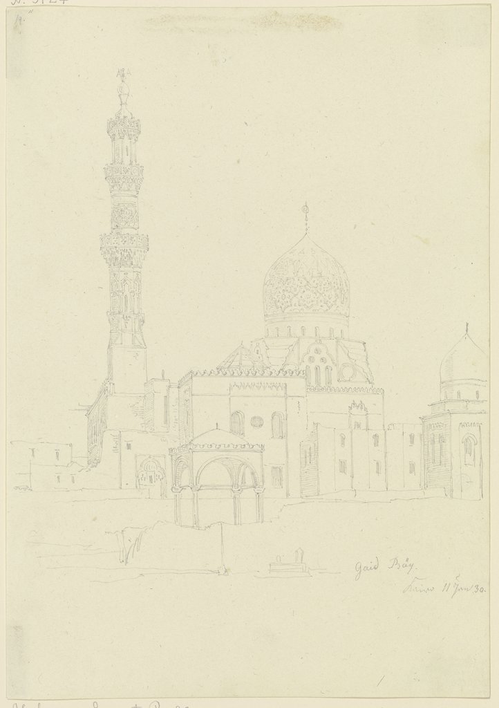 Die Moschee Gaid Bäy in Kairo, Friedrich Maximilian Hessemer