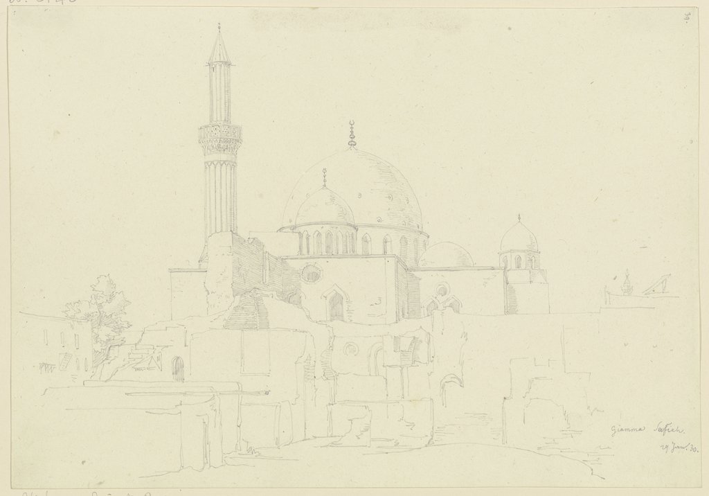 Mosque Giamma Safieh, Friedrich Maximilian Hessemer