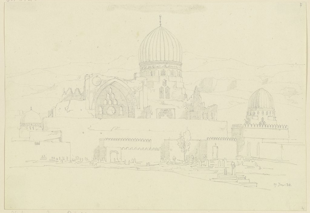 Ruine einer Moschee, Friedrich Maximilian Hessemer