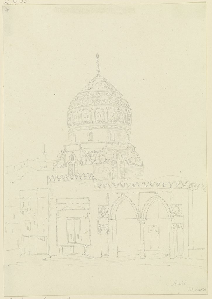 Moschee in Sewil, Friedrich Maximilian Hessemer