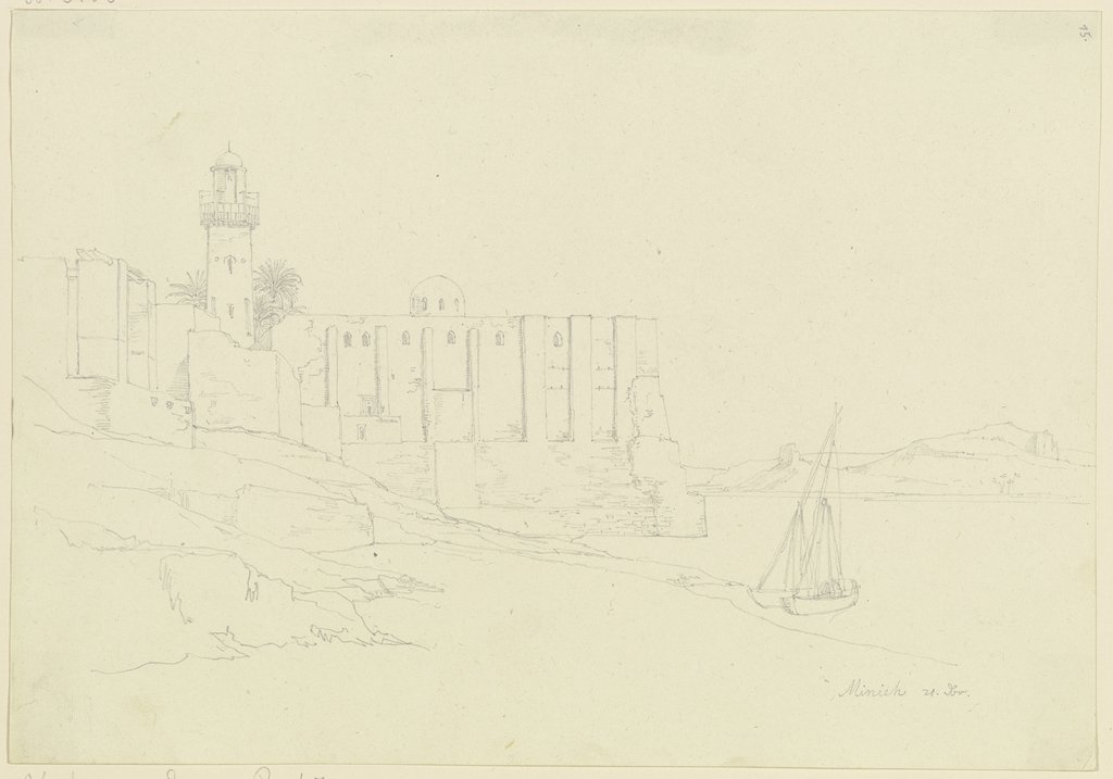 Moschee in Al-Minya, Friedrich Maximilian Hessemer