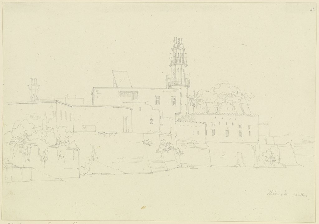 Moschee in Al-Minya, Friedrich Maximilian Hessemer