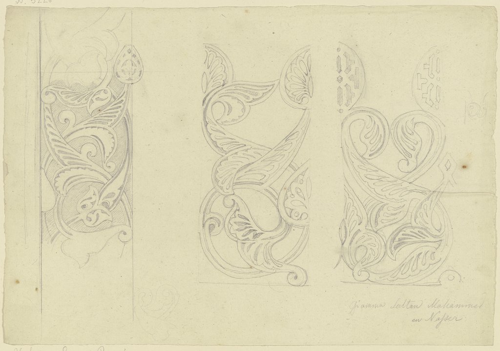 Vegetal pattern, Friedrich Maximilian Hessemer