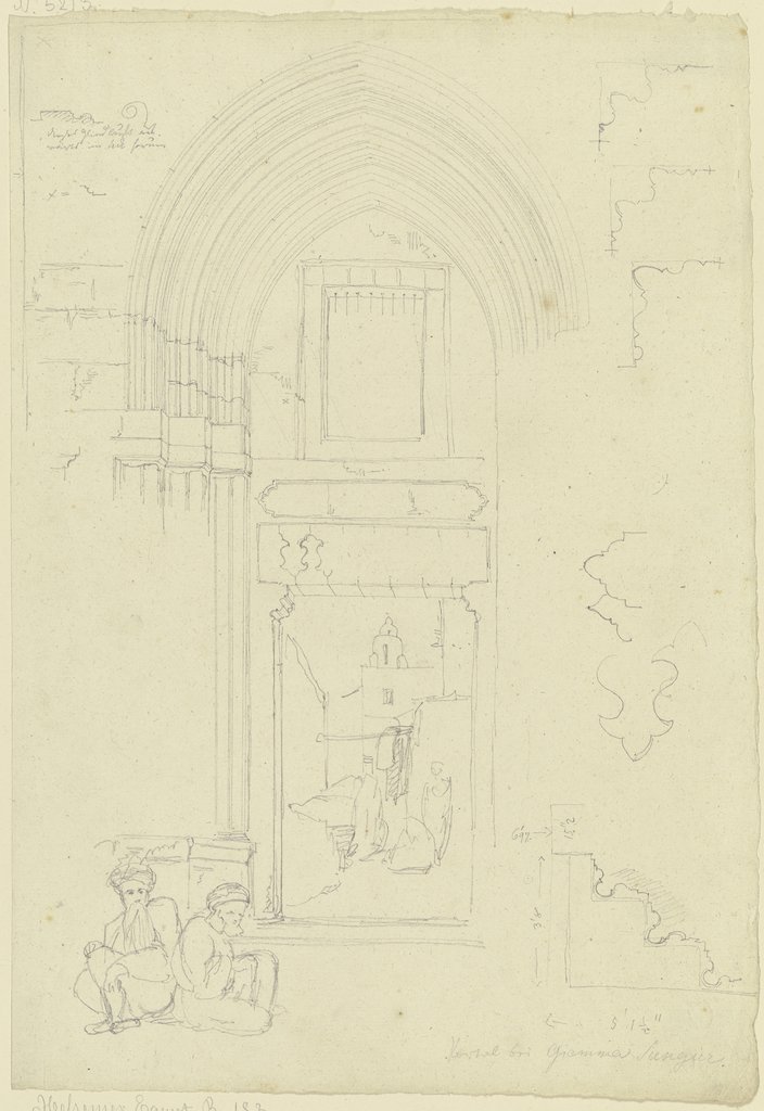 Portal und Architekturprofile, Friedrich Maximilian Hessemer