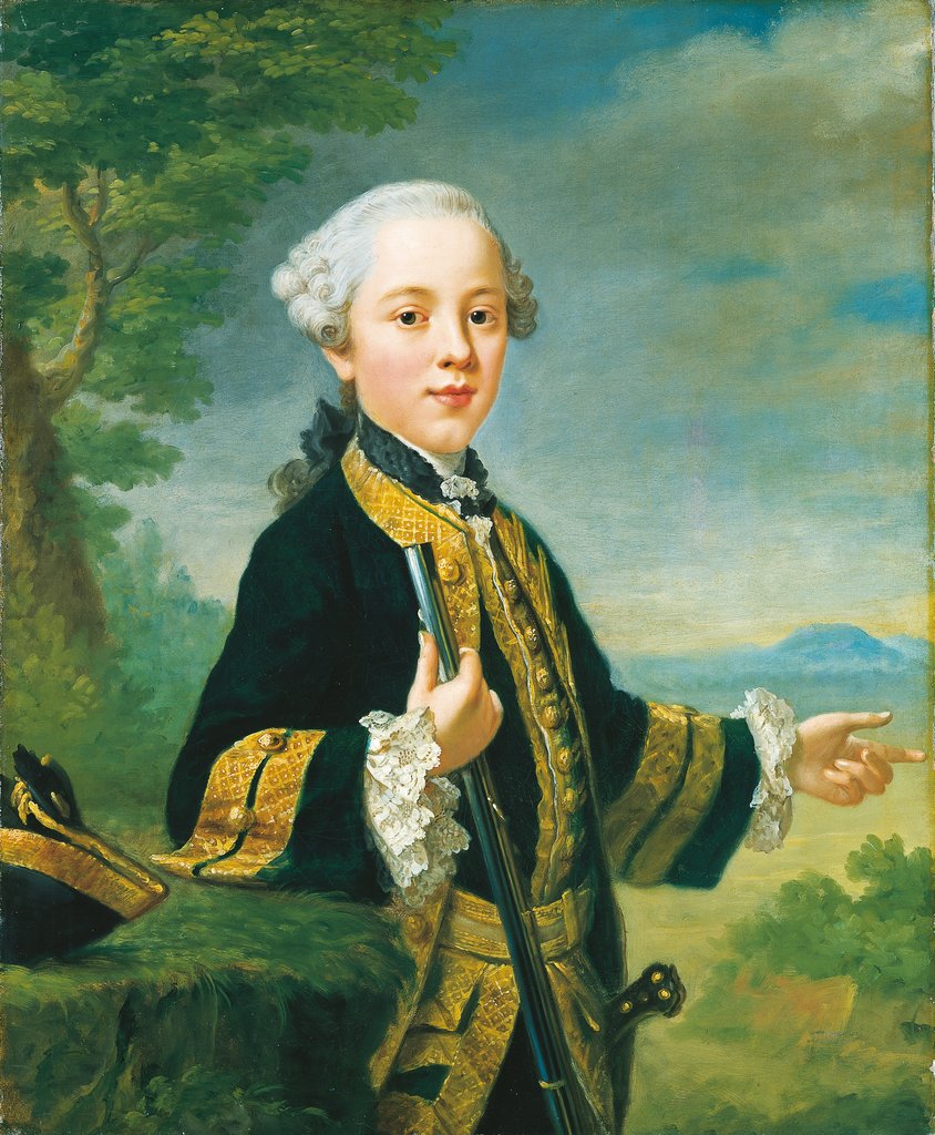 Bildnis des Justinian Theodor Friedrich von Holzhausen (1747-1765), Johann Georg Ziesenis