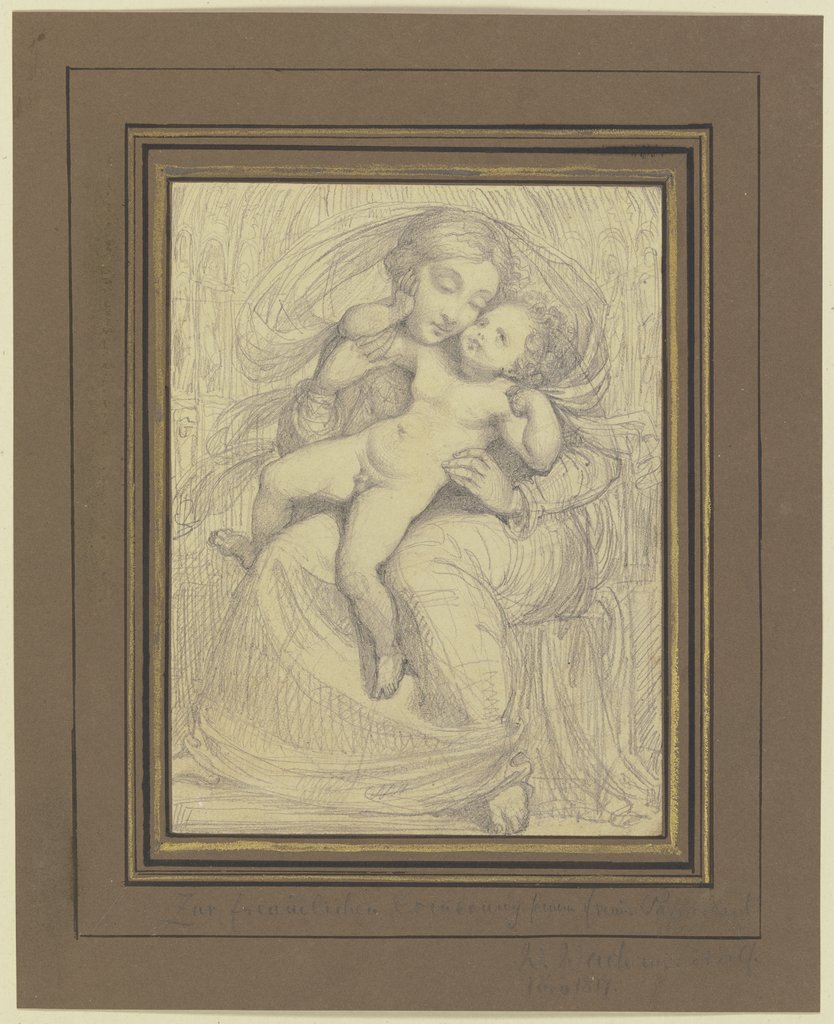 Madonna mit dem Kinde, Wilhelm Wach