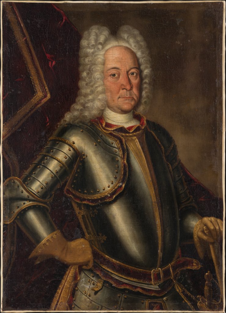 Bildnis des Johann Hieronymus zum Jungen (kaiserlicher Feldmarschall-Leutnant), Deutscher Meister um 1700/1710