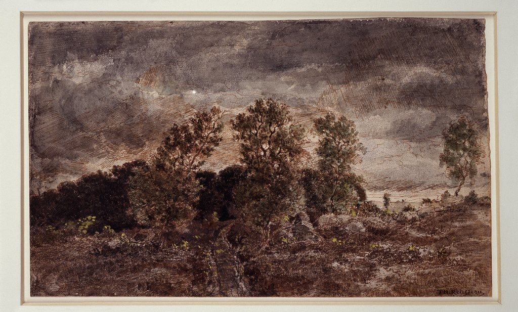 Gewitterlandschaft, Théodore Rousseau