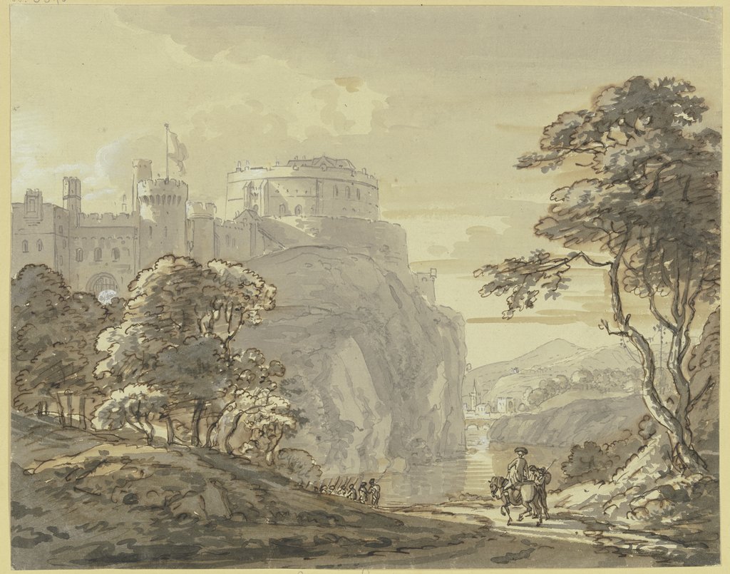 Ansicht von Windsor Castle, Paul Sandby