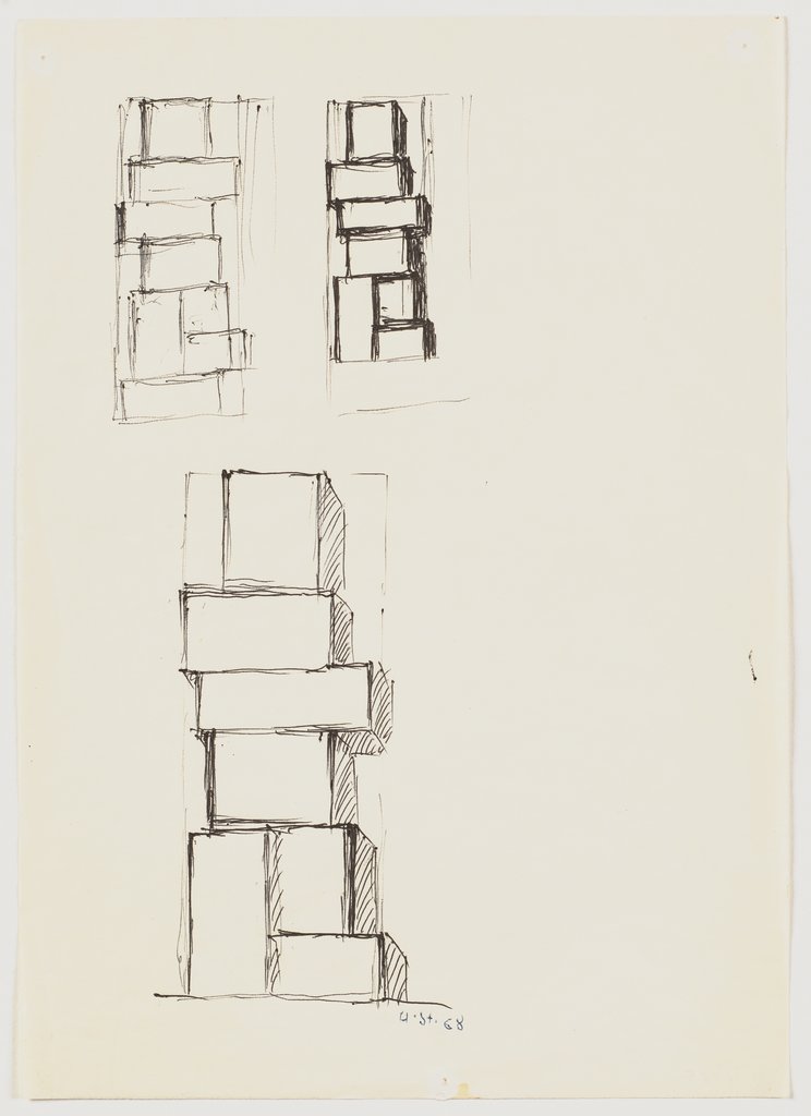 Sketch sheet, Hans Steinbrenner