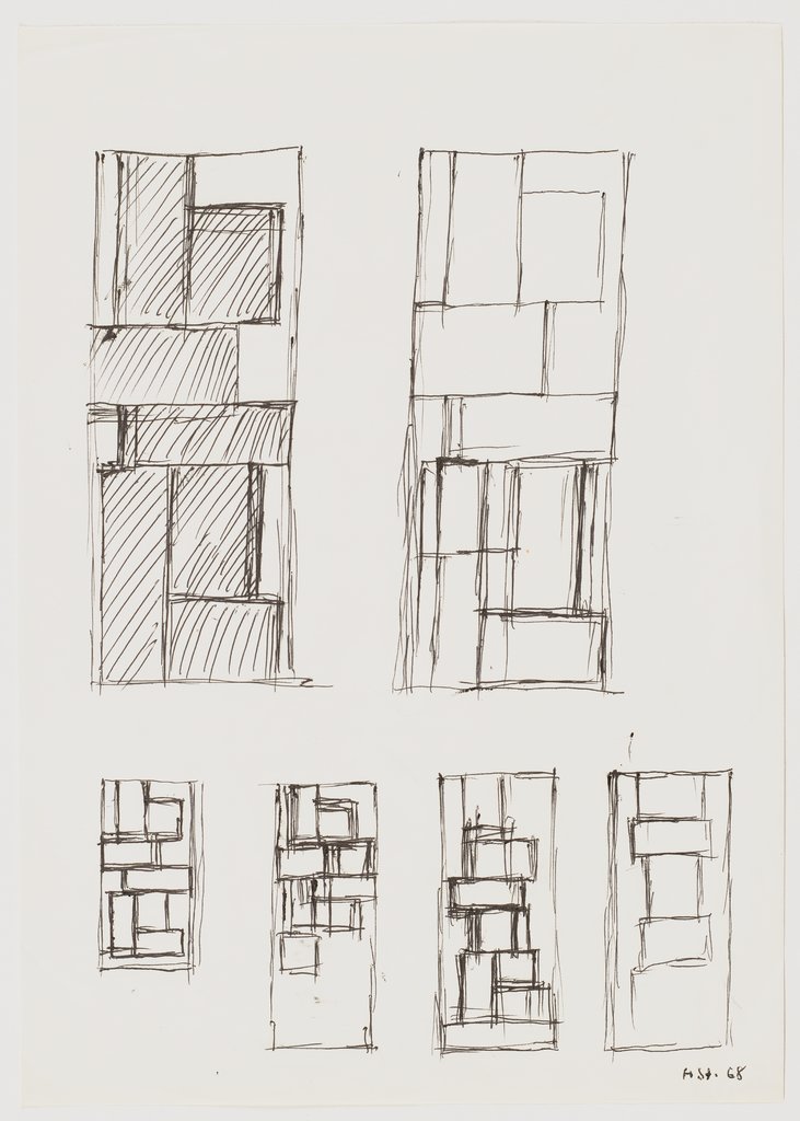 Sketch sheet, Hans Steinbrenner