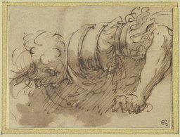 Soldat mit Rüstung im Profil, Salvator Rosa