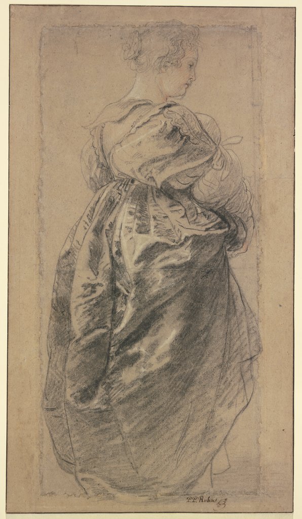 Figural Study for the "Garden of love": Hélène Fourment, Peter Paul Rubens