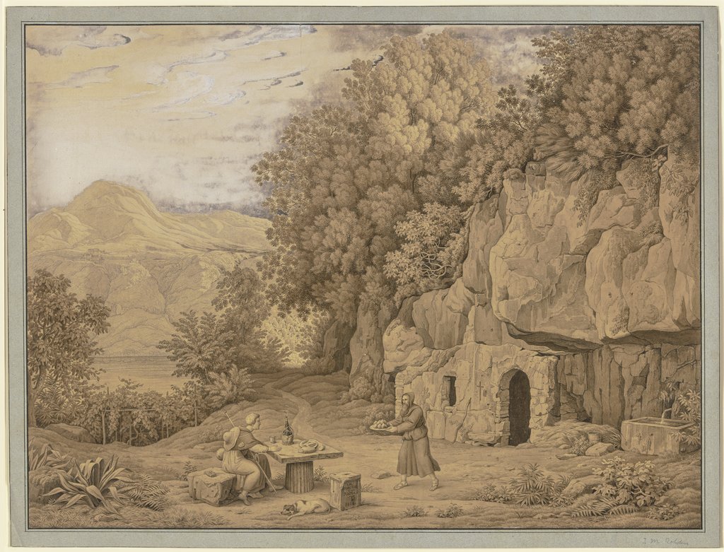 Hermitage near Albano, Johann Martin von Rohden