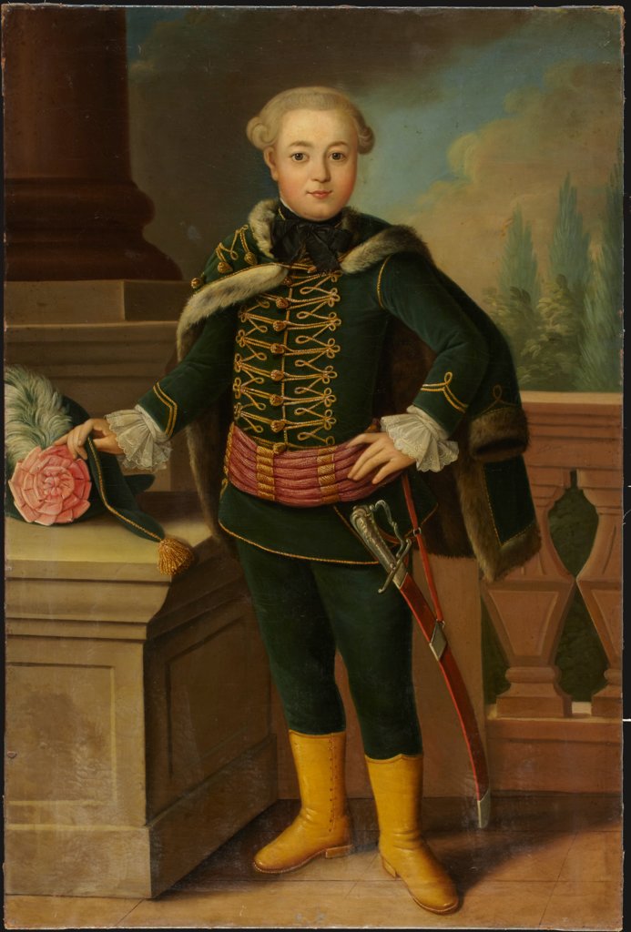 Bildnis des Carl Justinian von Holzhausen (1750-1793), Anton Tischbein;   ?