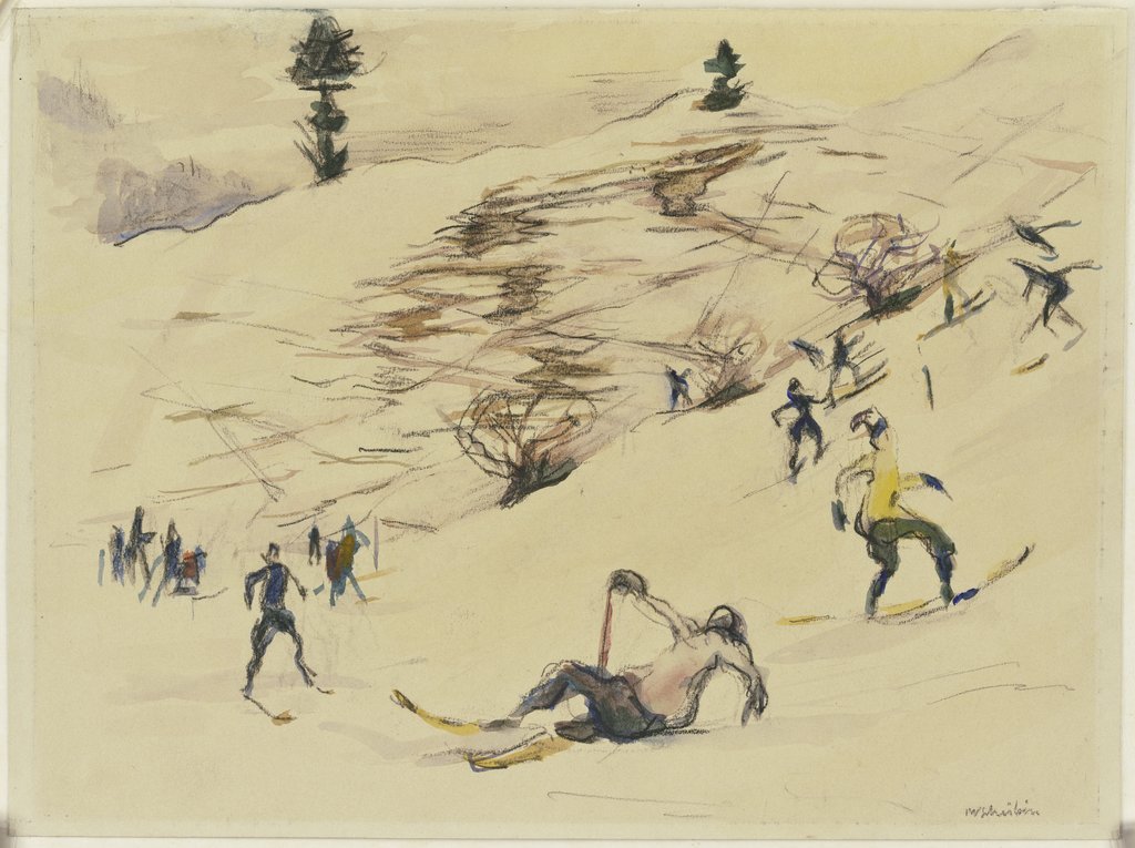 Skifahrer, Julius Wolfgang Schülein