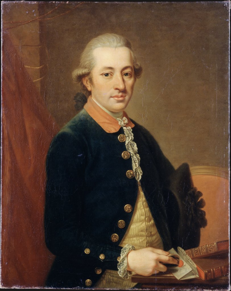 Portrait of Carl Justinian von Holzhausen, Johann Wilhelm Hofnaas