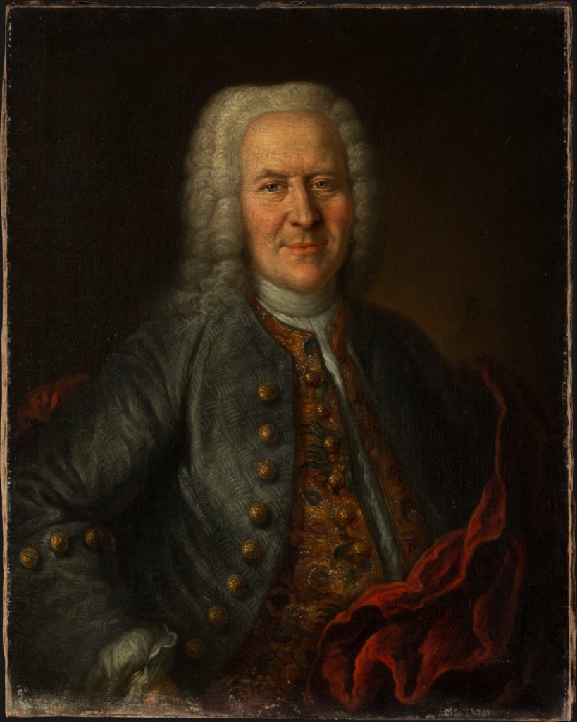 Portrait of Justinian von Holzhausen, German Master around 1740/1750