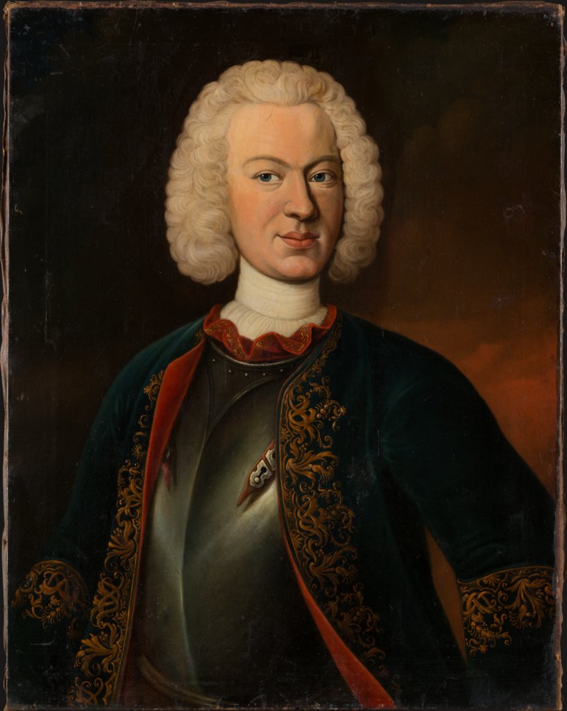 Bildnis des Hieronymus Georg von Holzhausen (1726-1755), Deutscher Meister um 1740/1750