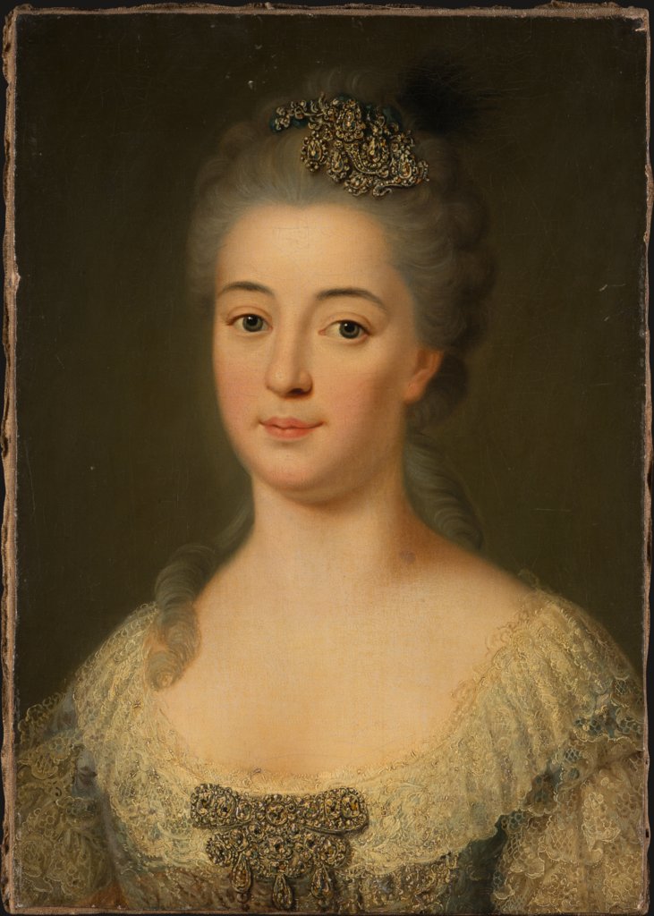 Portrait of Marie Friederike Caroline von Geispigheim, German (Hessian?) Master around 1750