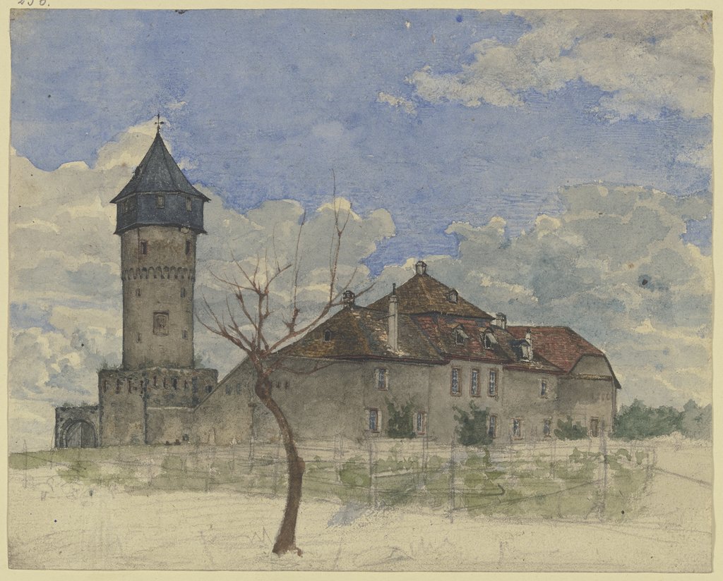 The watchtower in Sachsenhausen, Heinrich Rumbler