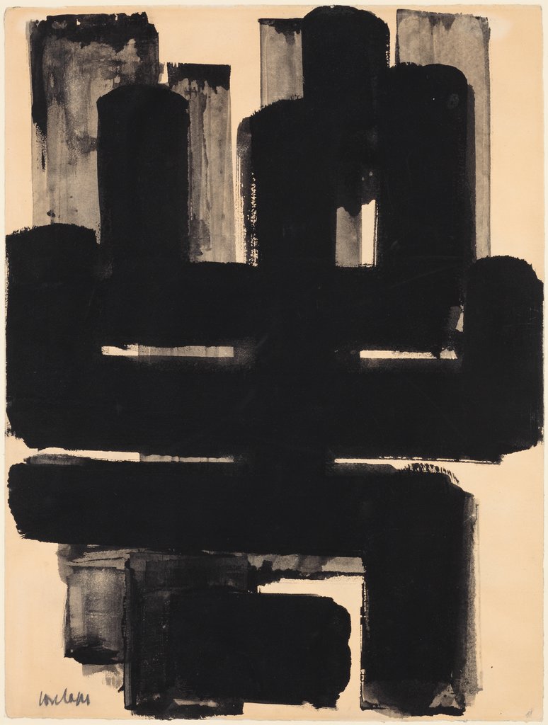 Composition, Pierre Soulages